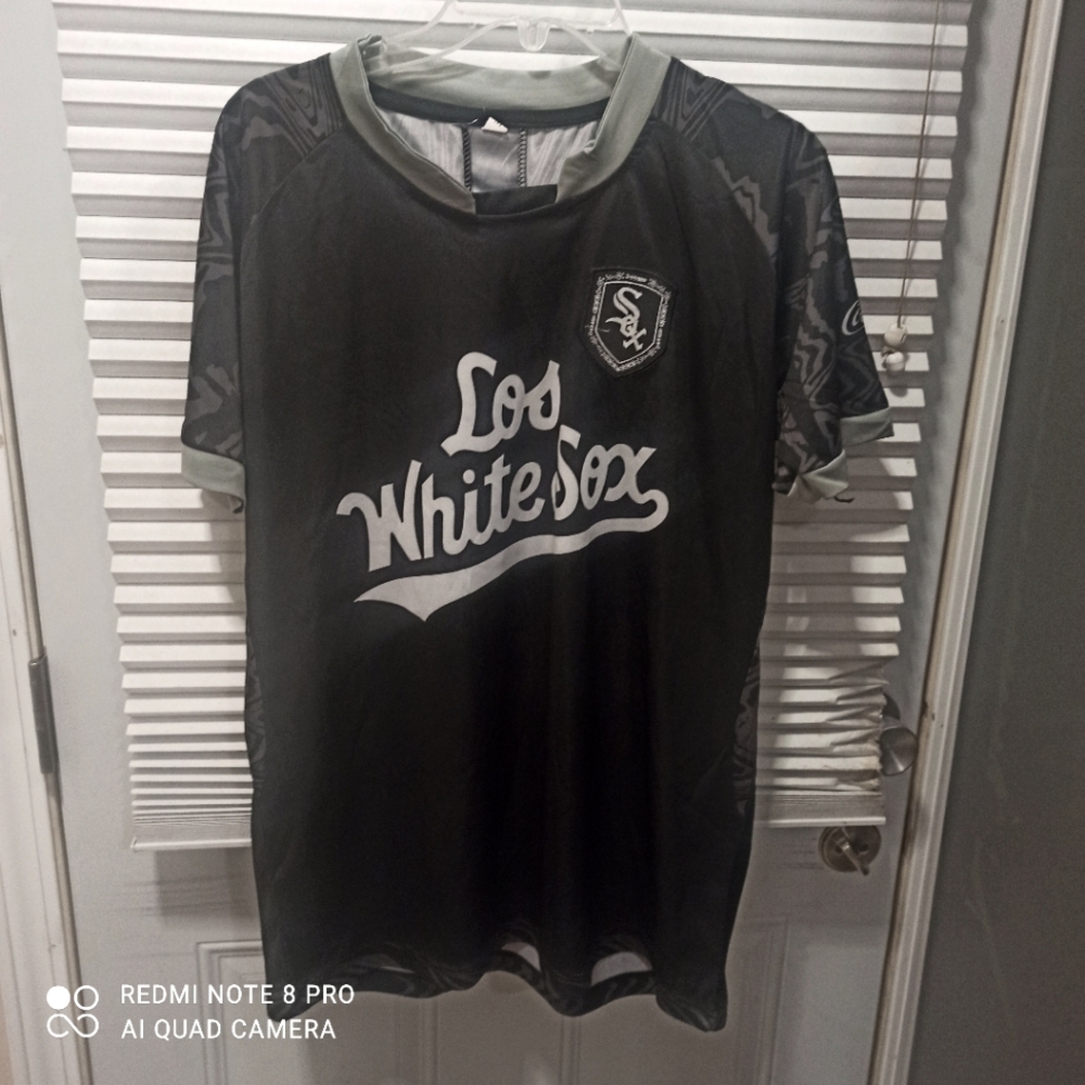 Majestic Los White Sox Short Sleeve Tee - Black & Gray